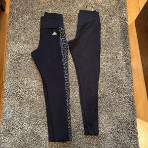 2 pairs full length workout pants
